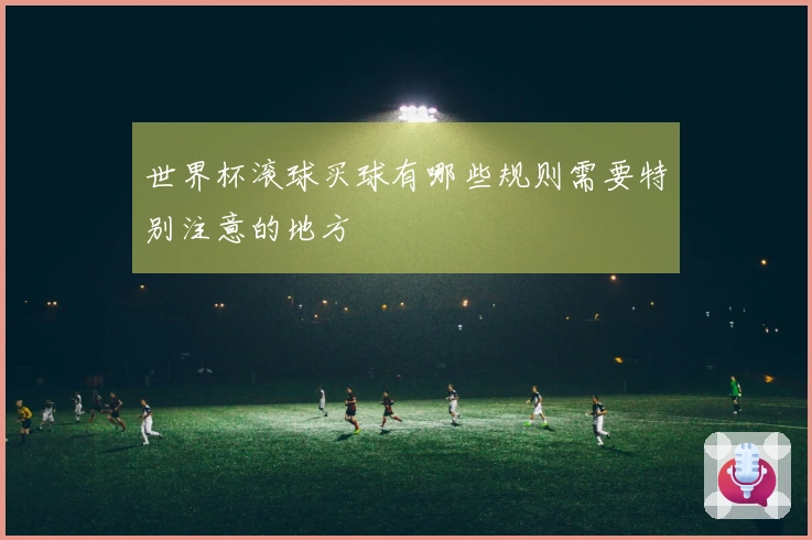 世界杯滚球买球有哪些规则需要特别注意的地方